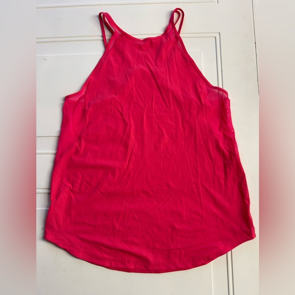 lululemon athletica Tops - Lululemon Women’s Sz 8 Pink Heartthrob Run Off Tank Top Workout Shirt